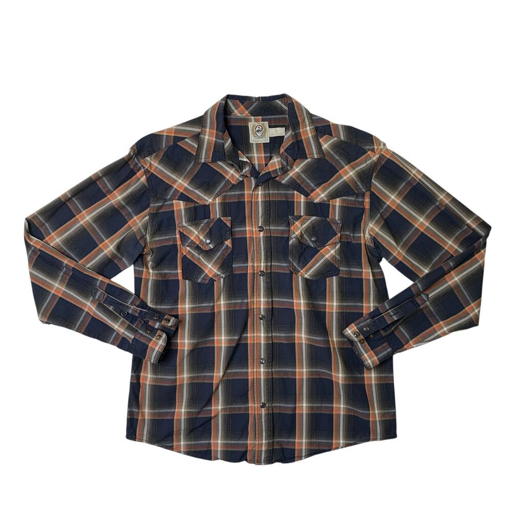 Cinch Shirt Mens XL Extra Large Plaid Pearl Snap Buttons Cowboy Western Rodeo